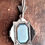Thumbnail: Art Deco Silver 1920s Opal Doublet & Marcasite Pendant Beautiful Vibrant Opal