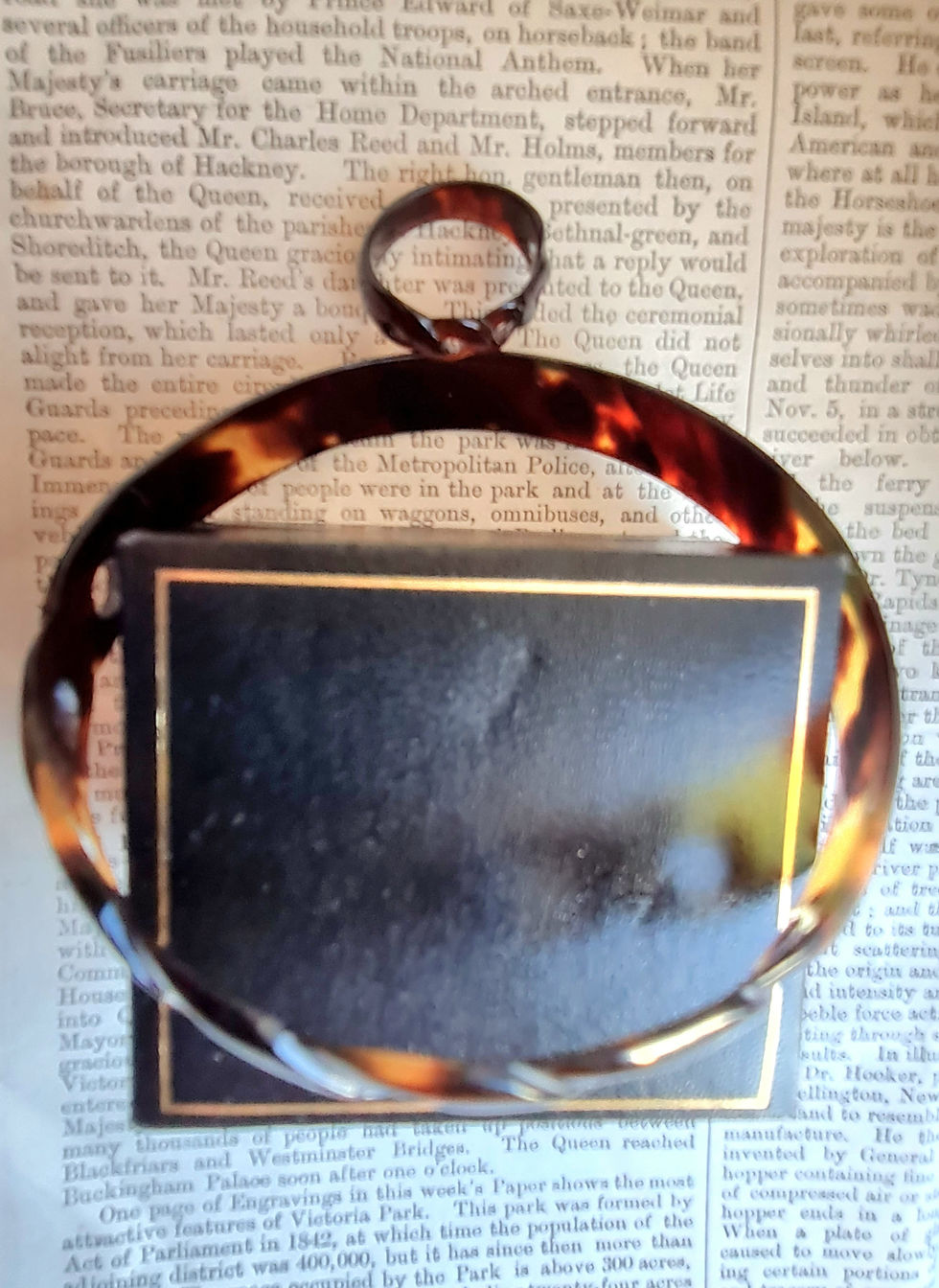 Thumbnail: Edwardian Tortoiseshell Bangle and Ring Set c.1910.