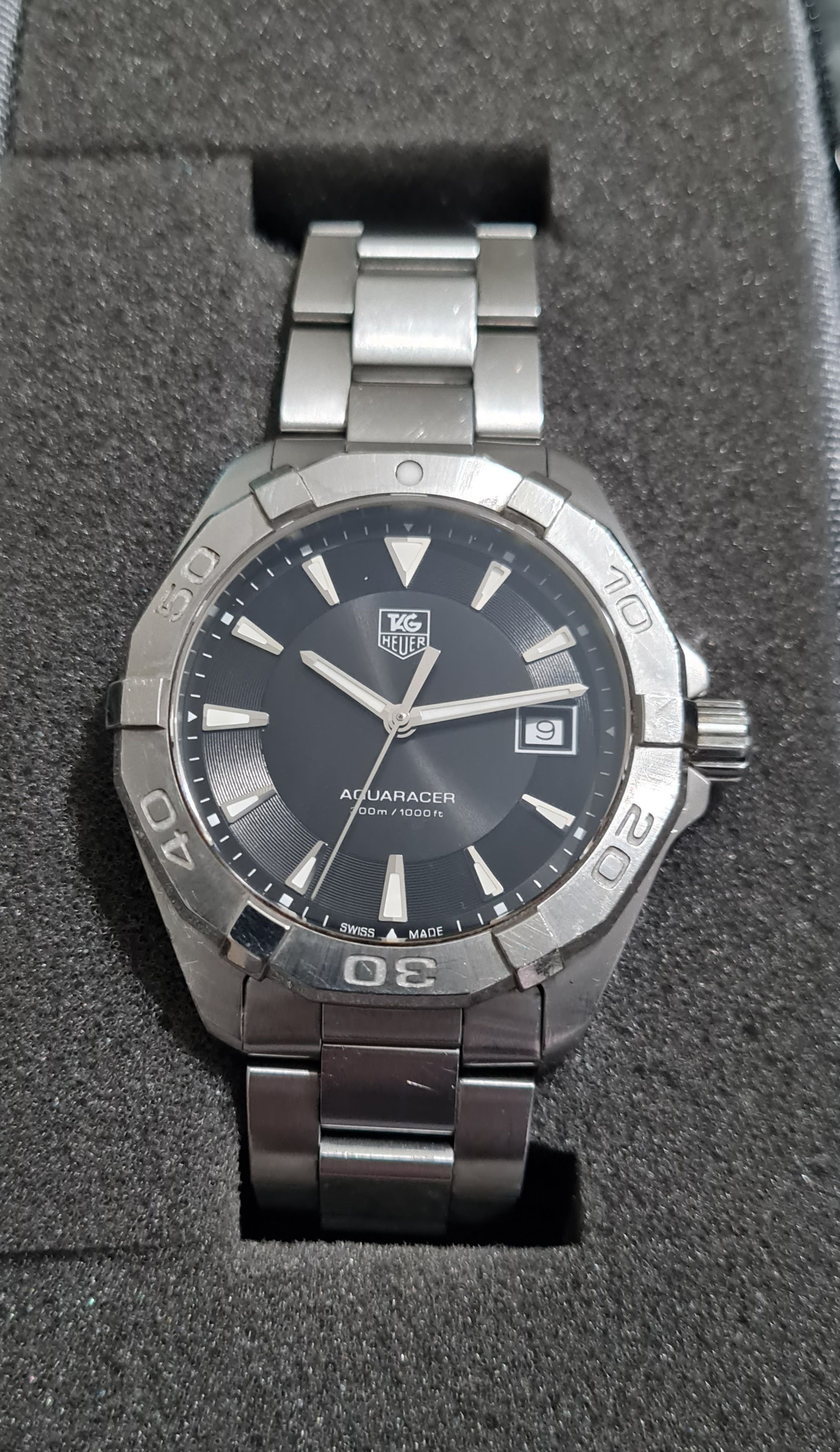 Tag Heuer Aquaracer WAY1110 Good Condition With Case