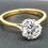Thumbnail: 1.34ct Vintage Diamond Solitaire Ring in 18ct Yellow and White Gold