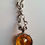 Thumbnail: Victorian Silver Necklace Large Citrine Pendant