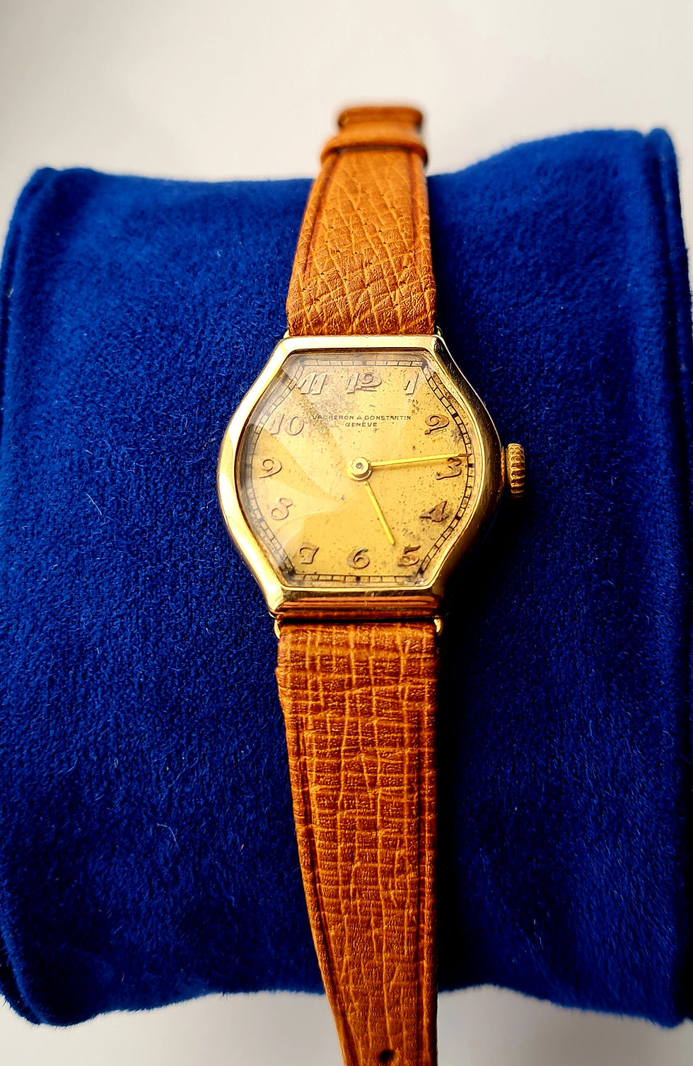 Vacheron Constantin Tonneau 18k Gold, Breguet Numerals 1925 Rare Vintage Watch