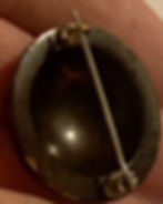 Thumbnail: Victorian Solid Gold Inlaid PIQUE Brooch, Circa 1880