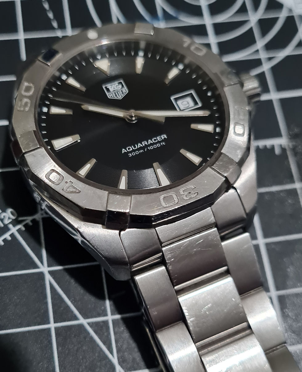 Thumbnail: Tag Heuer Aquaracer WAY1110 Good Condition With Case