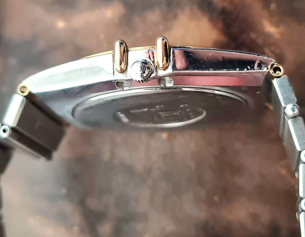 Thumbnail: Omega Constellation 18K Steel Strap Day Date Quartz 32.5mm Watch