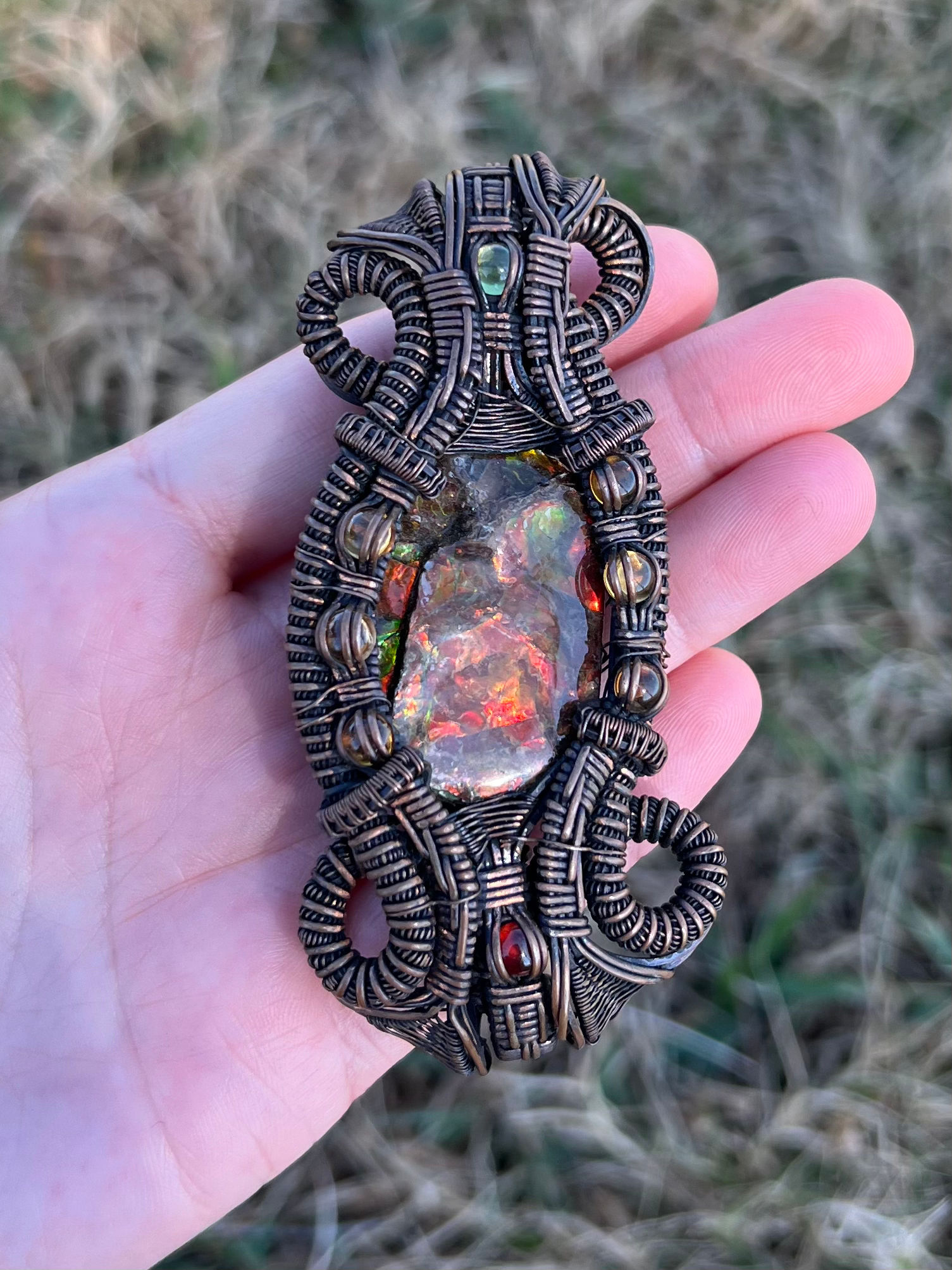 Rare Ammonite Necklace