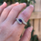 Thumbnail: Amethyst Silver Ring 