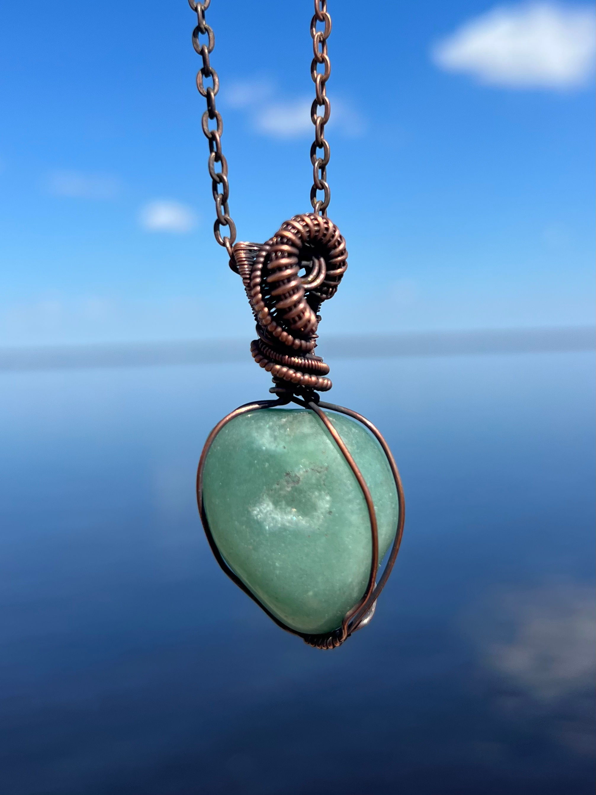 Aventurine Copper Necklace 