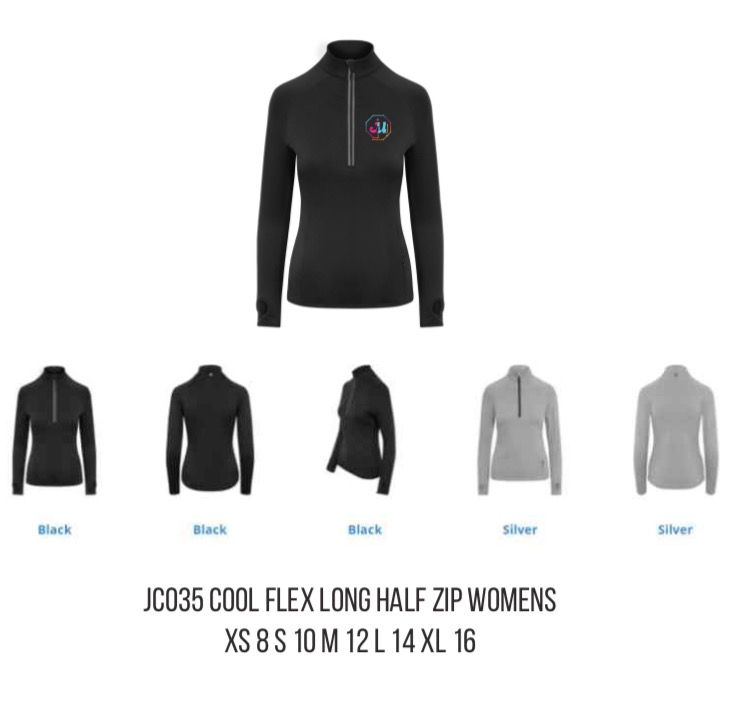Thumbnail: Cool Flex Long Half-Zip Top - JC035