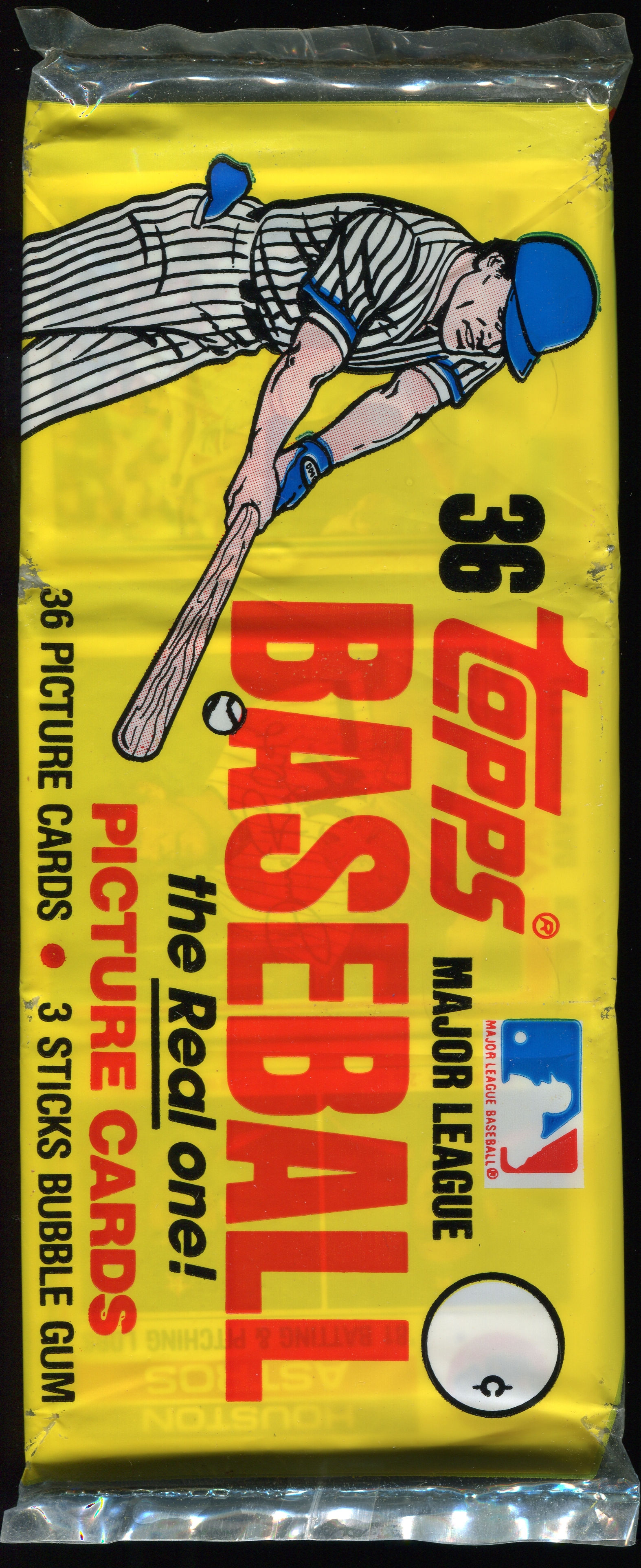 1982 Topps Baseball unopened grocery rack pack