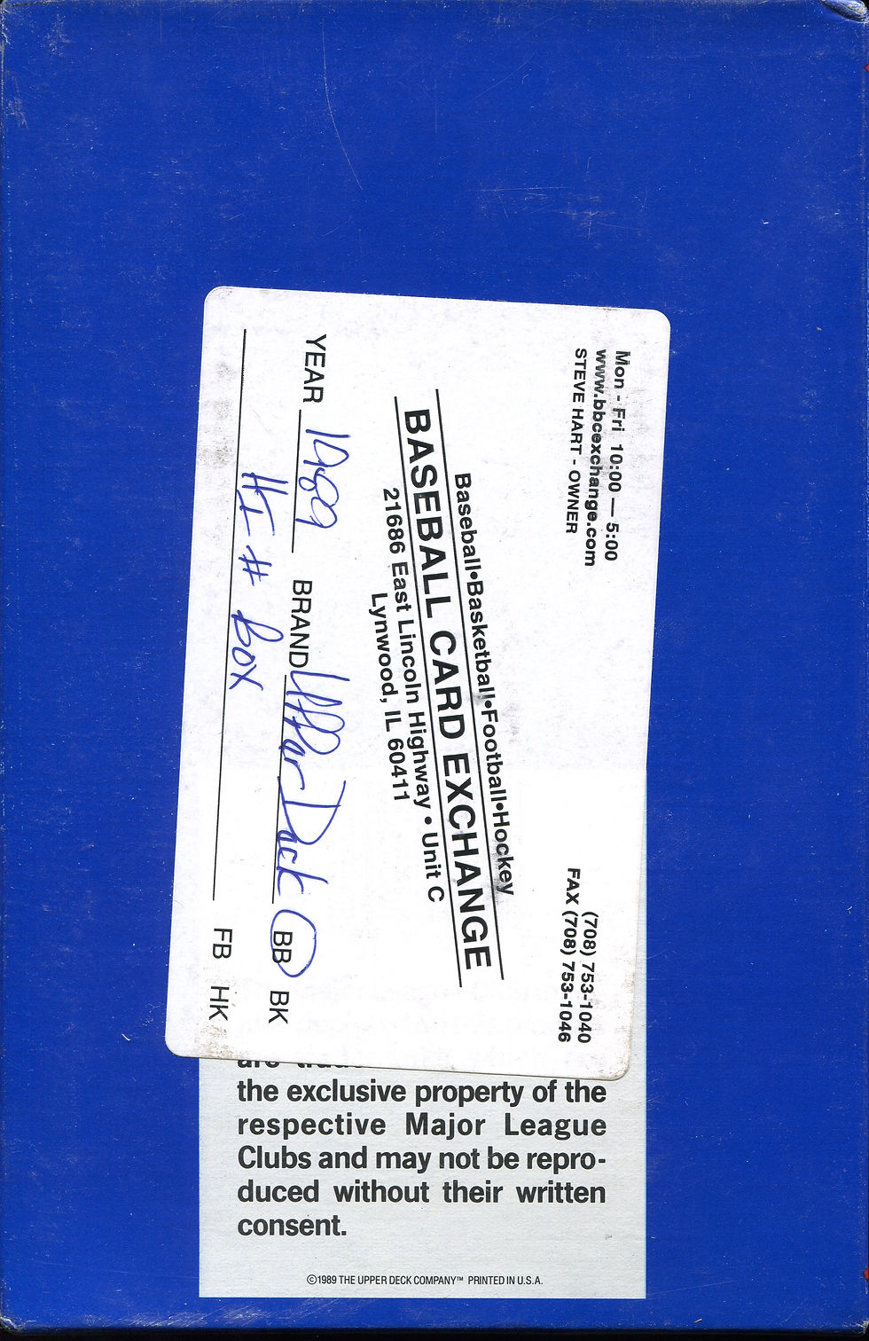 Thumbnail: 1989 Upper Deck High Series Baseball BBCE unopened box Sealed Authenticated