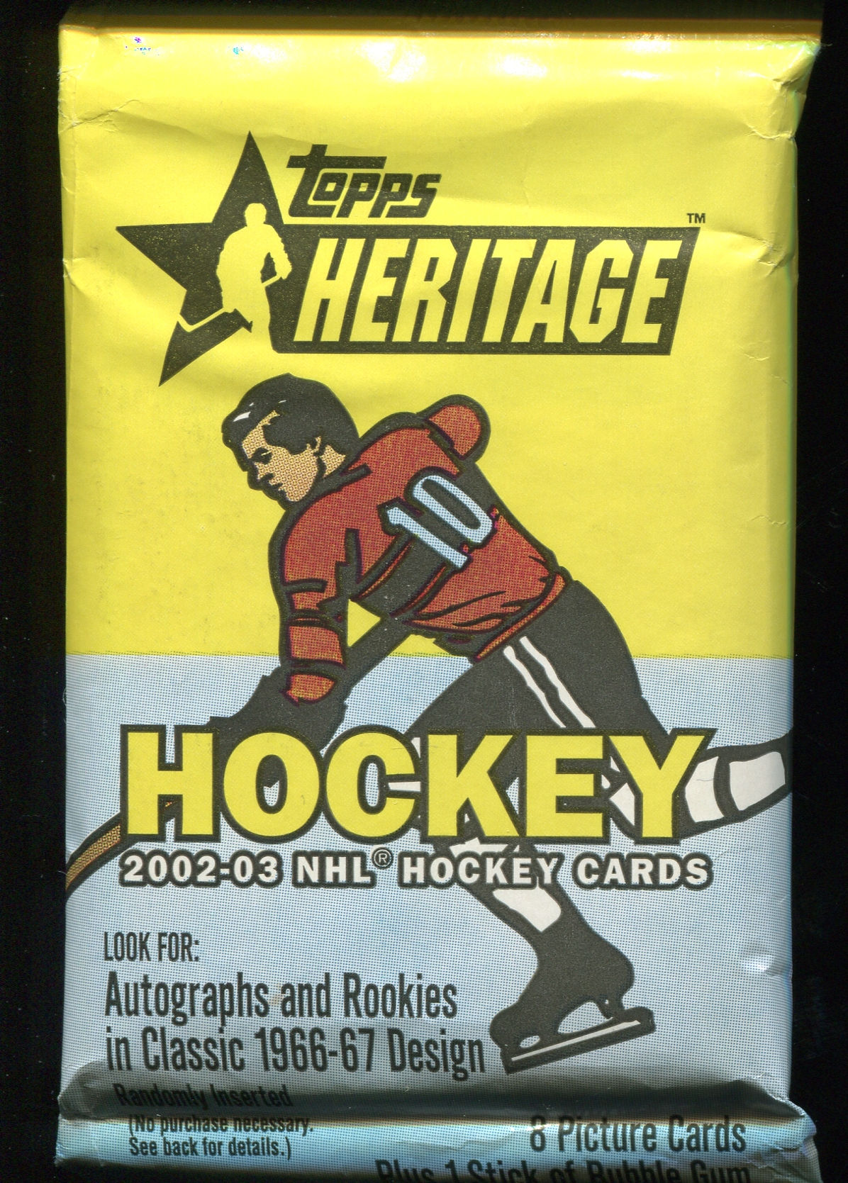 2002-03 Topps Heritage Hockey unopened pack 02-03