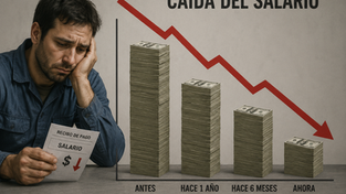 Salarios en caída libre