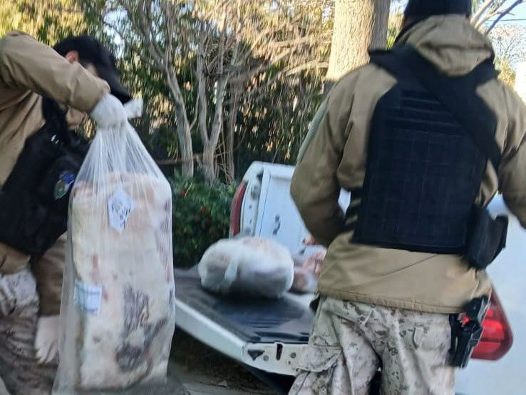 Más de 580 kilos de carne decomisada durante los controles
