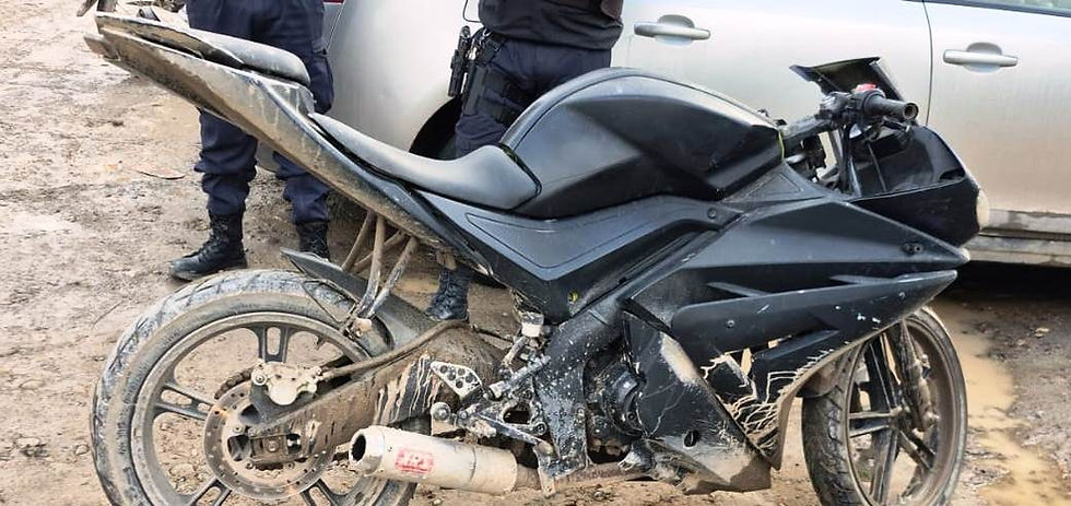 Recuperan una motocicleta robada y demoran a un joven por encubrimiento