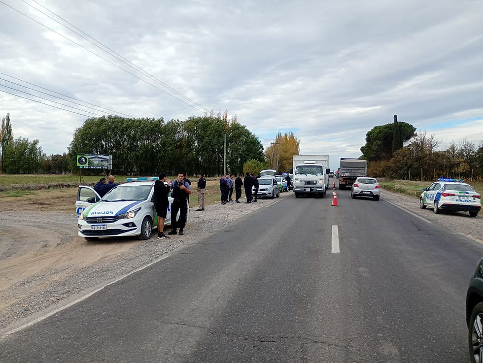 Cinco detenidos tras una persecución policial