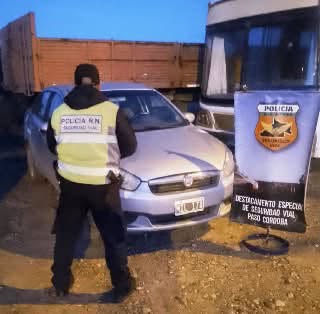 Policía secuestró un vehículo