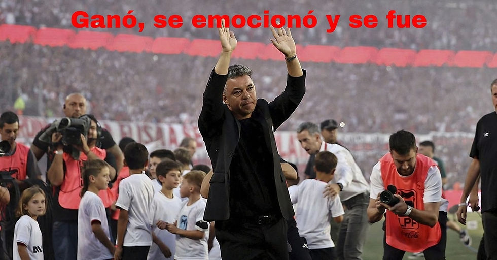 Se fue Gallardo pero antes ganó un partido con un equipo lleno de juveniles