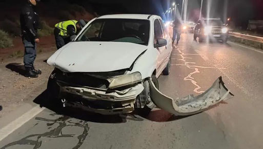 Escándalo en Seguridad Vial: jefe policial de Río Negro manejaba alcoholizado y chocó en Centenario