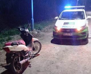 Recuperan una moto robada
