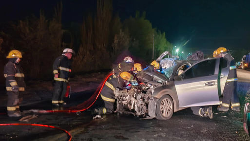Choque frontal en Ruta 22: imputan a camionero por lesiones graves y le imponen restricciones