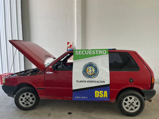 Secuestraron un vehículo en la Planta de Verificación Automotor de General Roca