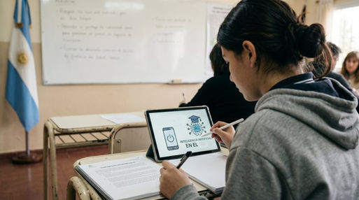 Presentan propuesta para regular el uso de pantallas e inteligencia artificial en las aulas rionegrinas