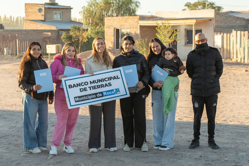 Nueve familias recibieron lotes sociales