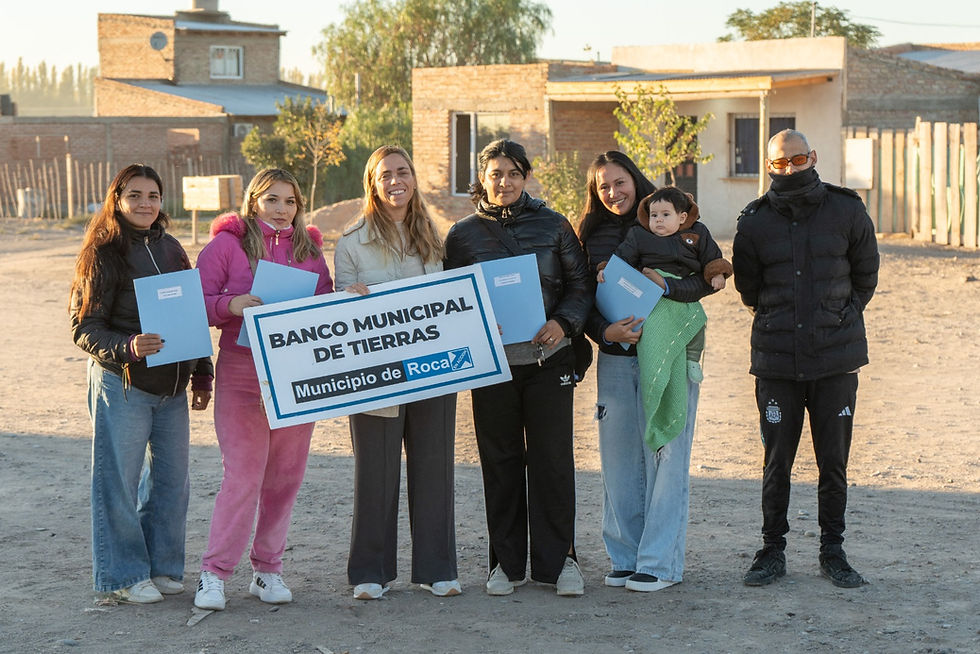 Nueve familias recibieron lotes sociales