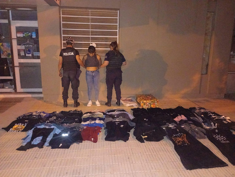 Un roquense fue demorada en Allen por sustraer ropa de los comercios