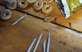 Trataron ingresar droga en un paquete de galletitas