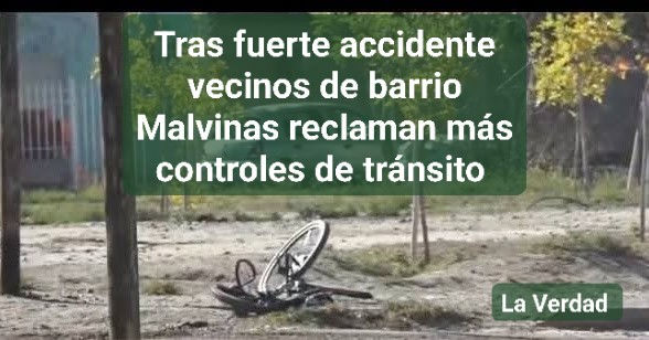 Tras un grave accidente piden al municipio mayores controles