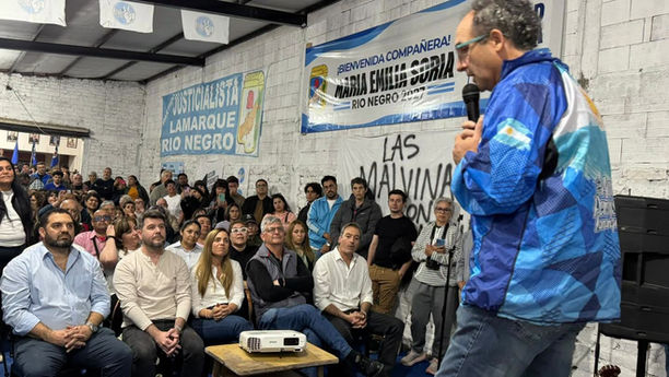 Soria reunió a la tropa en Lamarque 