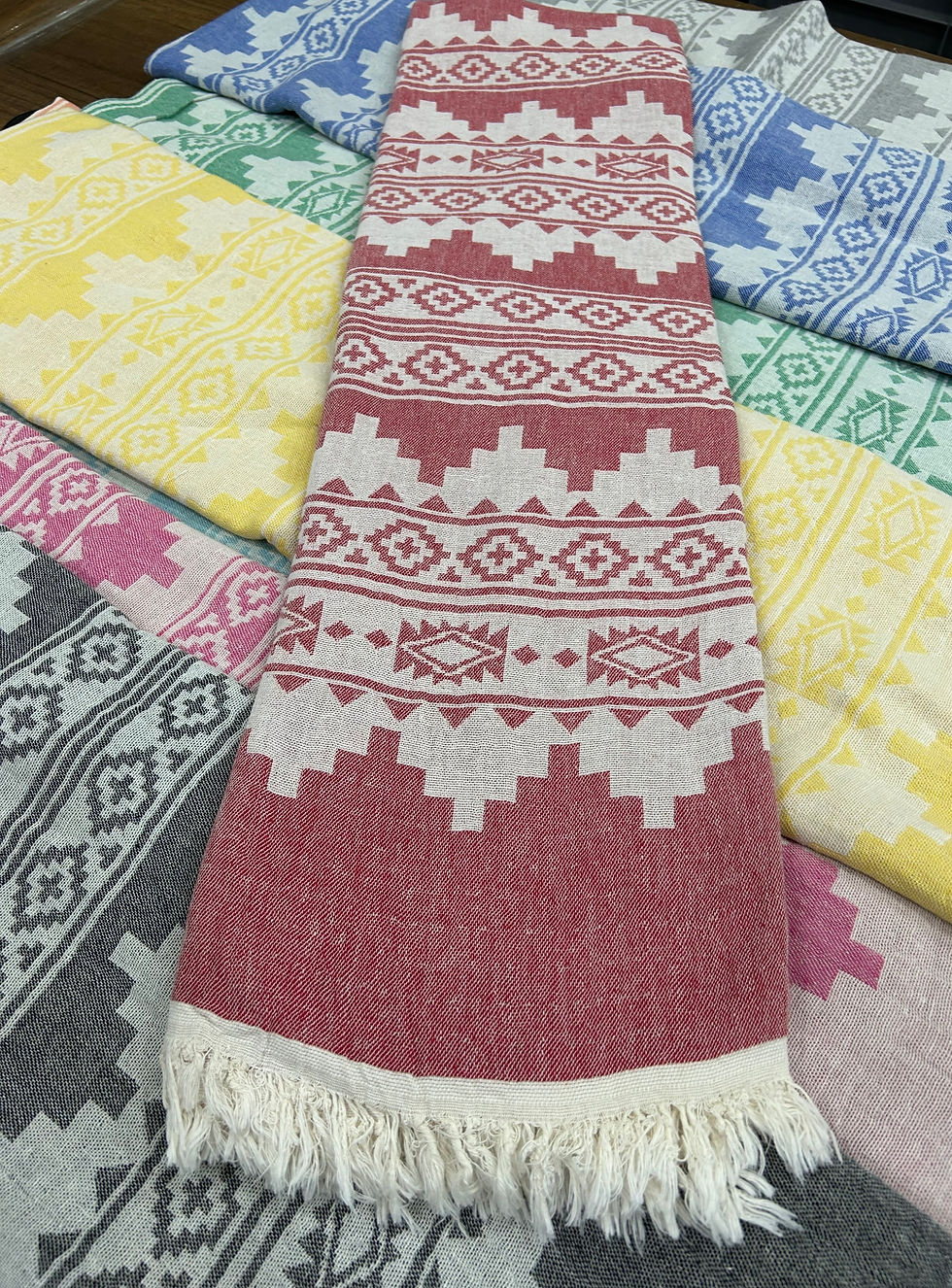 Thumbnail: Swuared Amazing Turkish cotton towel set 3 pcs Homedecor llc