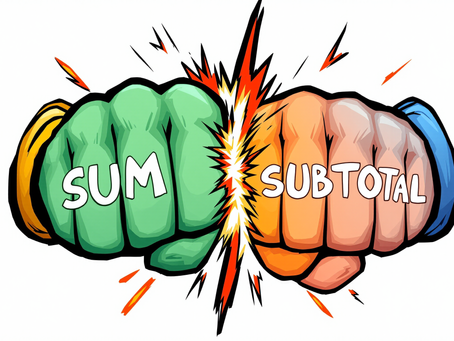 Why Excel’s SUBTOTAL Function is Better than SUM for Accountants
