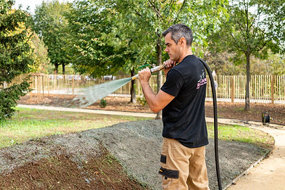 projection hydromulching