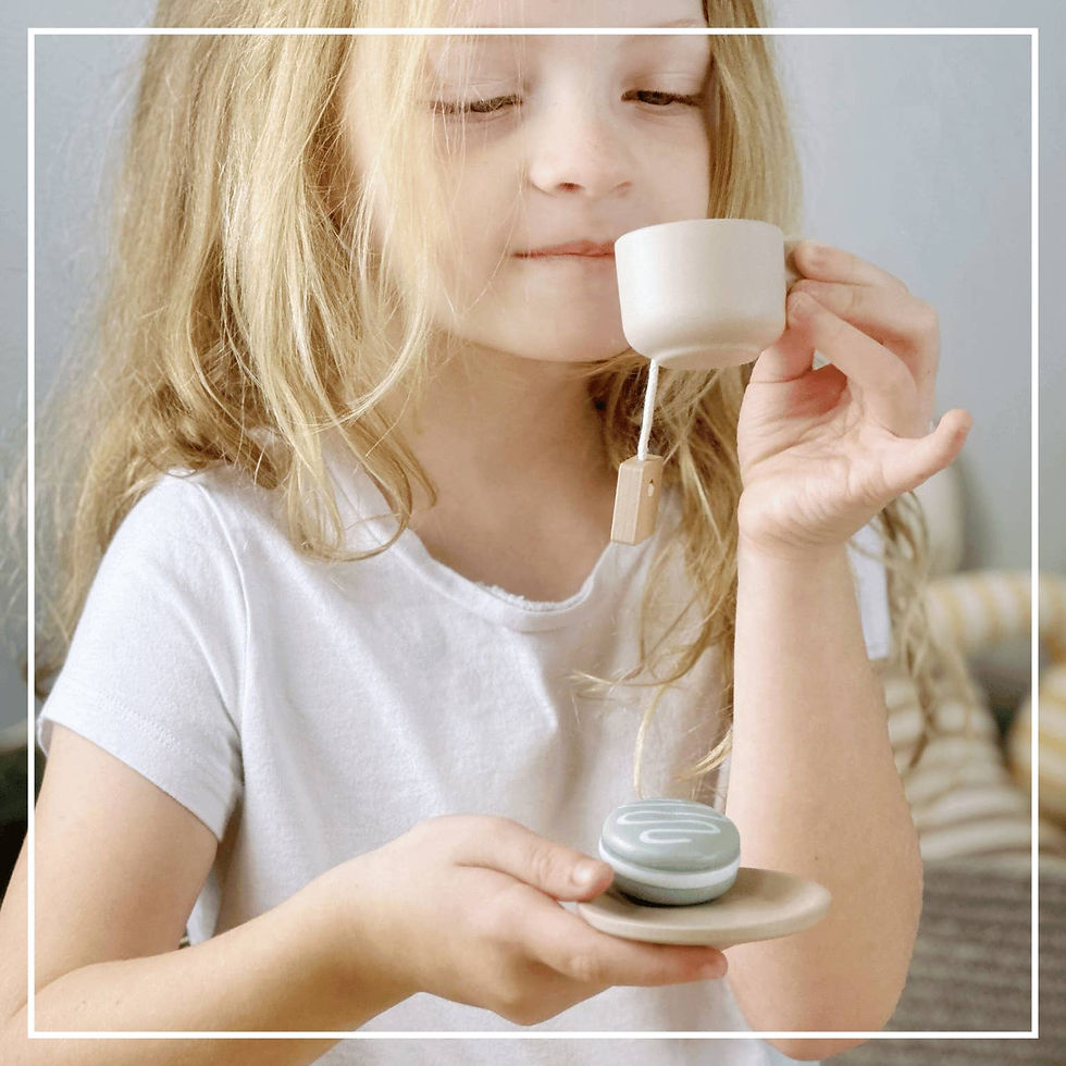Thumbnail: Wooden Tea Party Set - Pretend Play Tea Set Ages 3+
