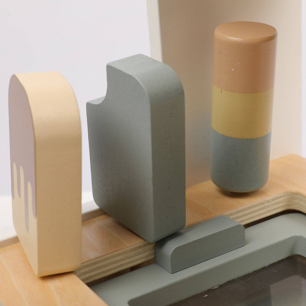 Thumbnail: Wooden Ice Cream Shop Set - Pretend Play Counter Ages 3+