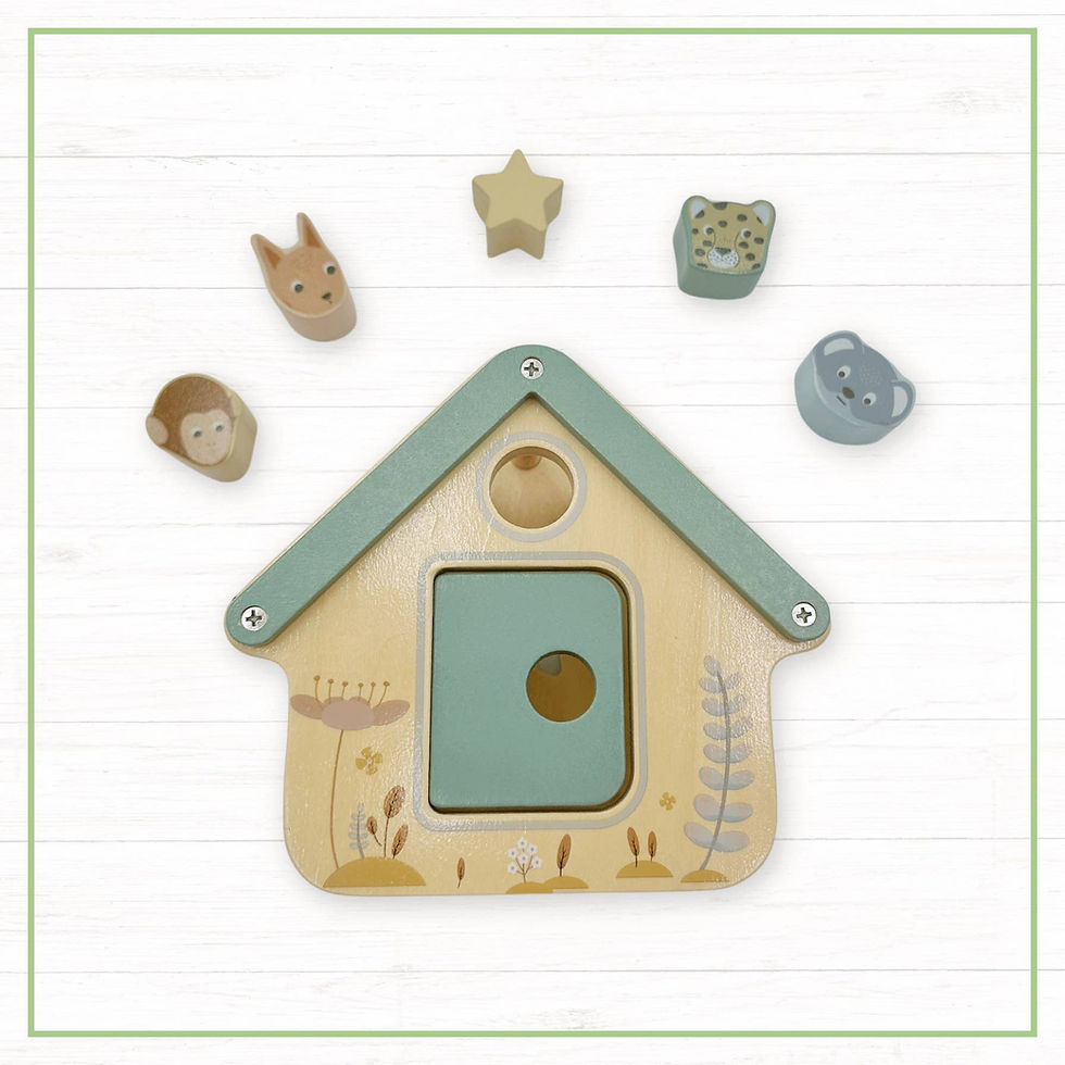 Thumbnail: Wooden Shape Sorter - Classic Montessori Learning Toy Ages 1-3