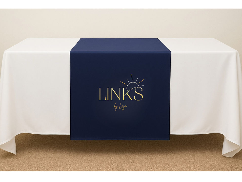 Thumbnail: Custom Logo Stretch Jersey Table Runner – Personalized Branding in Style