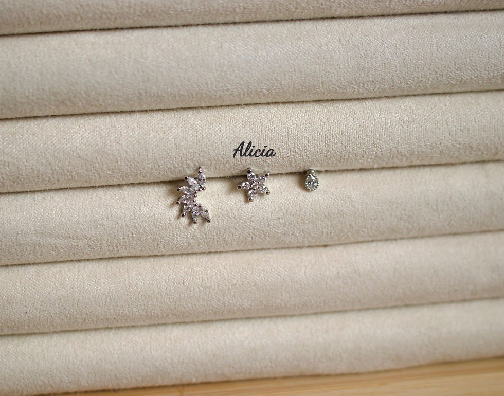 Miniature : Piercing Alicia - Argenté
