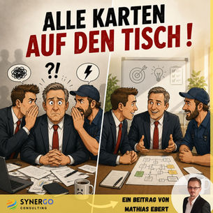 Alle Karten auf den Tisch oder nur Einzelgespräche?