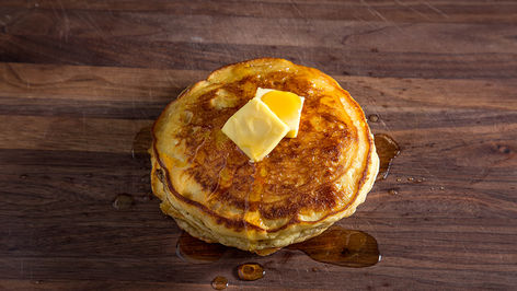 SOUR CREAM PANCAKES | A RIFF ON JAMES BEARD'S RECIPE