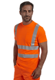 Diadorautility-T-shirt HV ISO20471-702.176233-Fluorescent Orange ISO20471- Work T-shirt (3