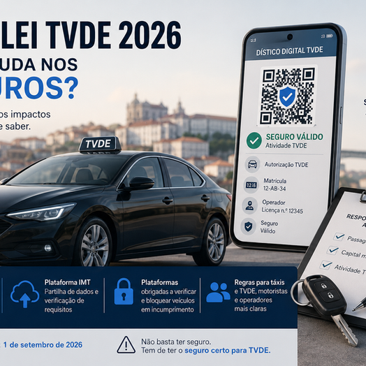 Nova Lei TVDE: O Seu Seguro Está Preparado para as Novas Regras?