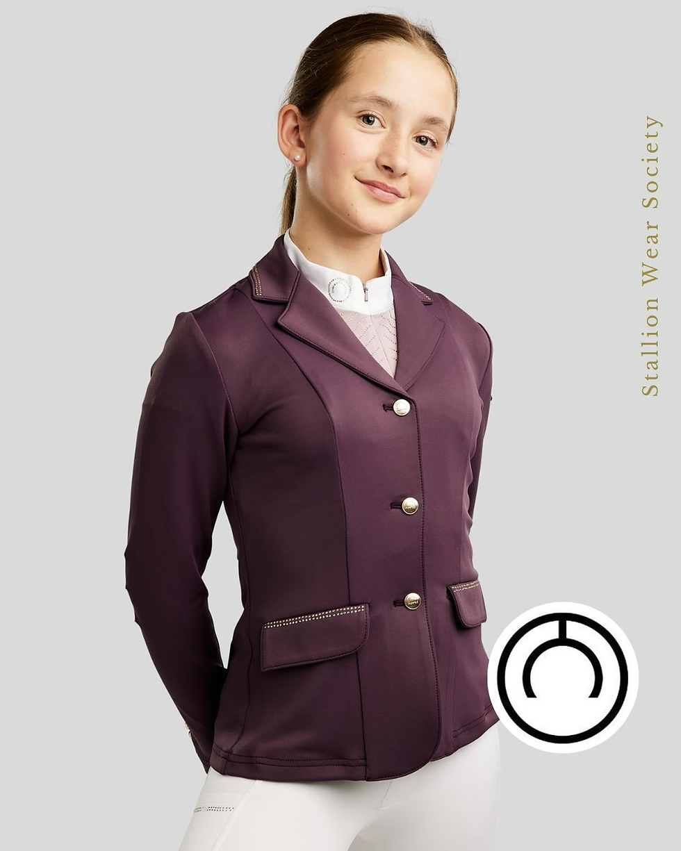 Thumbnail: House of Montar I Junior MoEverlisa Competition Jacket w. Champagne Crystals