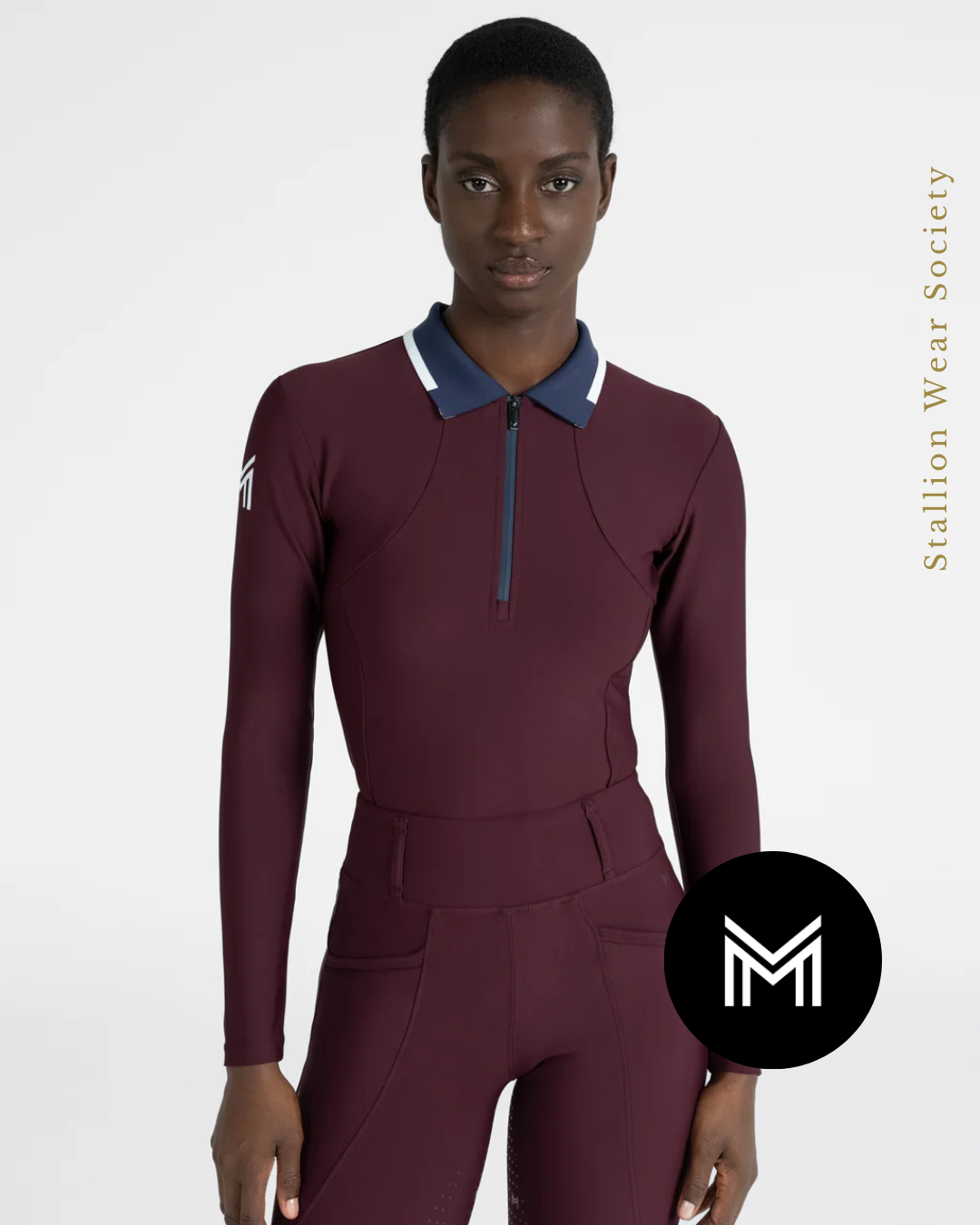 MAXIMILIAN | Concept Long Sleeve Polo Shirt