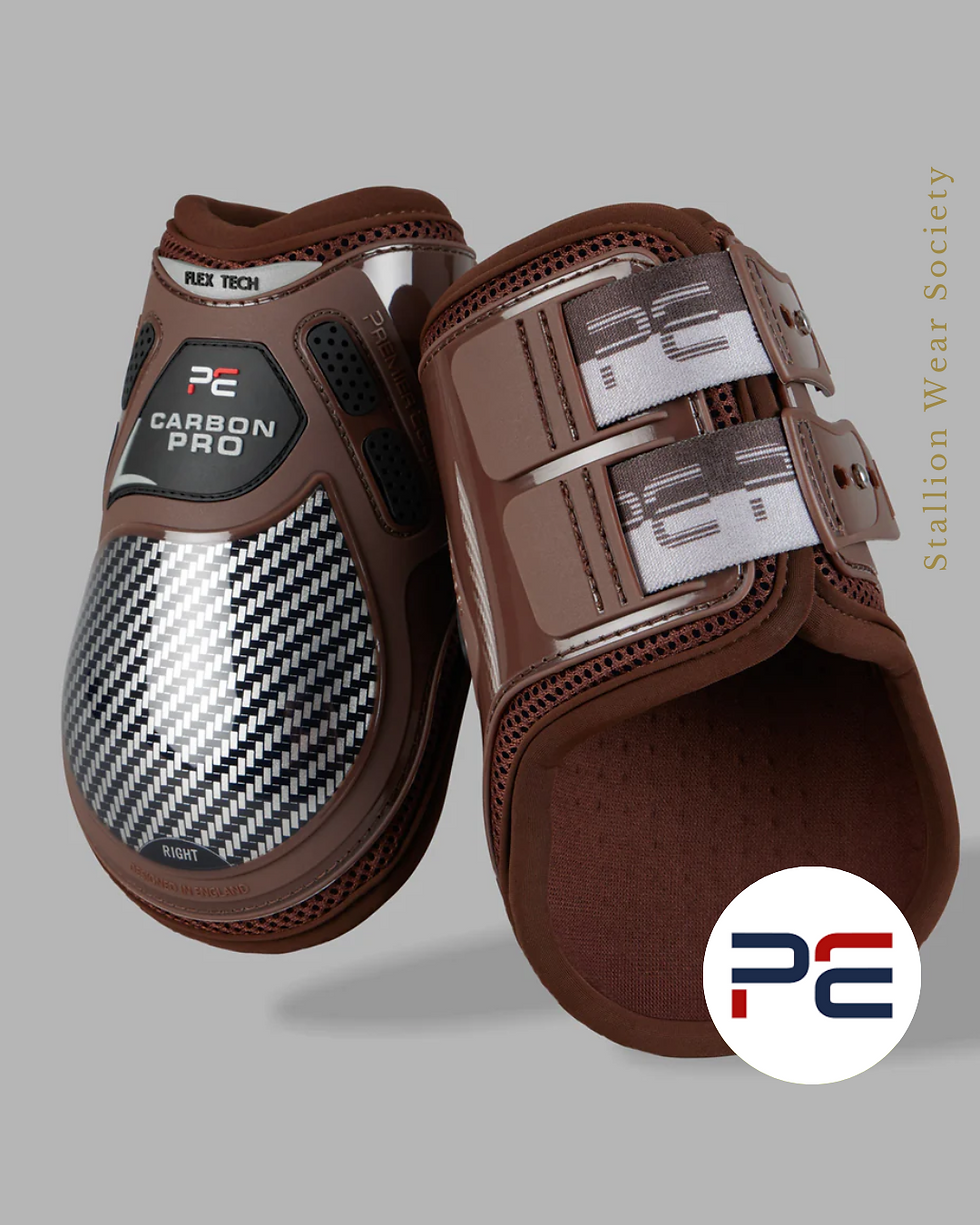 PREMIERE EQUINE | Carbon Pro Fetlock Boots In Brown