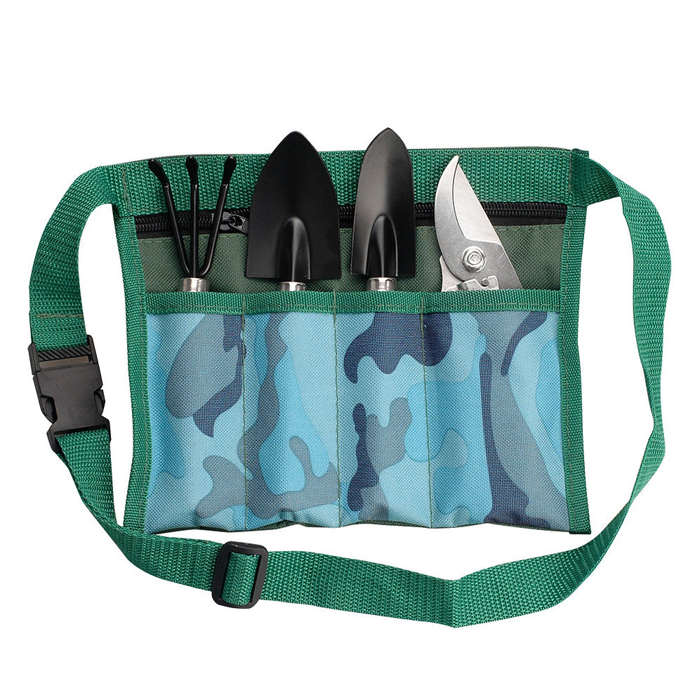 Miniature : 4-piece gardening tool set, including potted plants, soil filling, pruning, vege