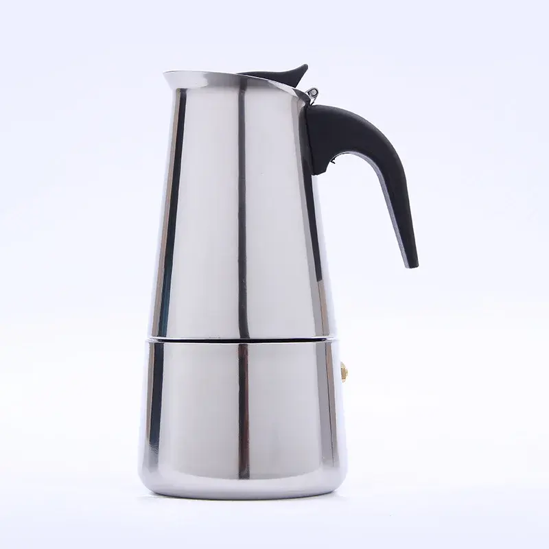 Miniatura: Moka Pot Stainless Steel Coffee Pot Stovetop Espresso Maker Percolator Coffee Ma